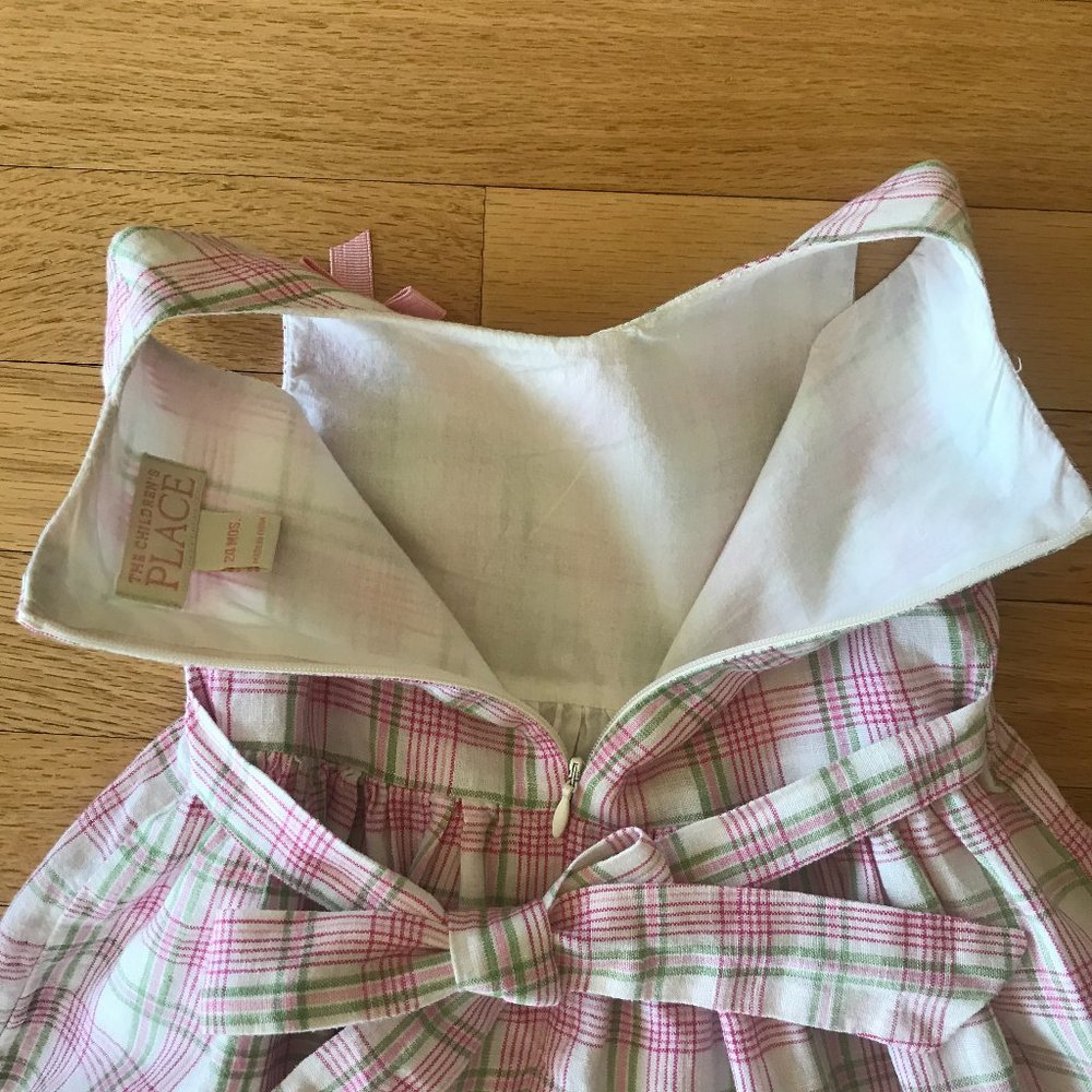The Children's Place Linen Plaid Dress 24 months - Picture 12 of 14